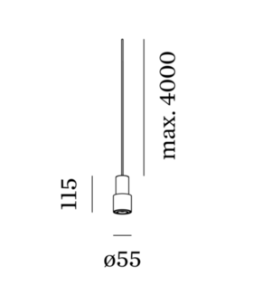 Odrey 1.1 gu10 hanglamp Wever &amp; Ducre 