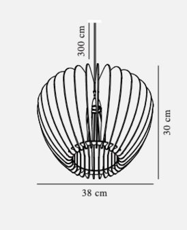 Tribeca &oslash;38 hanglamp Nordlux