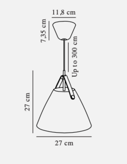 Strap pendant Glass hanglamp Nordlux