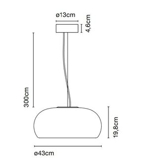 Vetra 43 hanglamp Marset