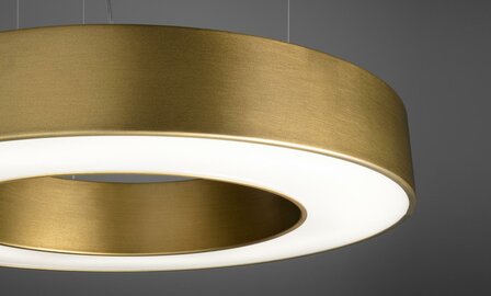 Silver ring 50 cm hanglamp Panzeri