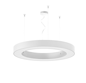 Silver ring 80 cm hanglamp Panzeri