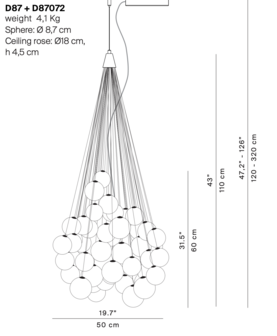 Stochastic hanglamp Luceplan