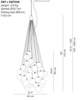 Stochastic hanglamp Luceplan