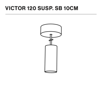 Victor 120 SB1 10 cm hanglamp Nosta