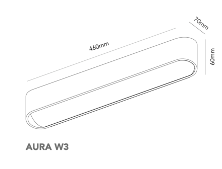 Aura W3 wandlamp Light Point