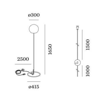 Dro 3.0 floor led vloerlamp Wever &amp; Ducre 