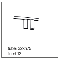 Twins Lines 120-S hanglamp TossB 