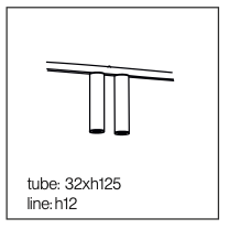 Twins Lines 180-M hanglamp TossB 