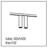 Twins Lines 120-M hanglamp TossB 