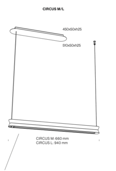 Circus M up &amp; down hanglamp TossB 