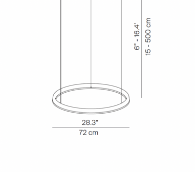 Compendium Circle &Oslash; 72 cm&nbsp;hanglamp Luceplan 