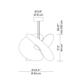 Levante small hanglamp Luceplan 