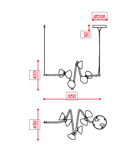 565.23s Linfa hanglamp Tooy