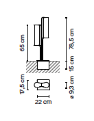 Class 2805 outdoor vloerlamp Vibia 