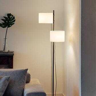 Twain Double Floor vloerlamp Milan