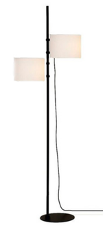 Twain Double Floor vloerlamp Milan