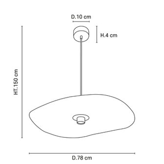 Rivage 1l L hanglamp Market Set