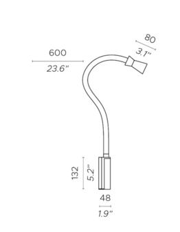 G+T AP wandlamp Contardi