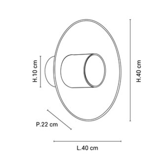 Singapour &Oslash;: 40&nbsp;cm wandlamp Market Set