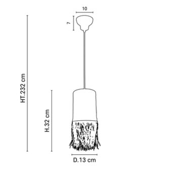 Formentera 1l &Oslash;: 13&nbsp;cm hanglamp Market Set