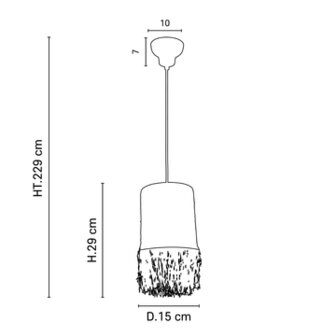 Formentera 1l &Oslash;: 15&nbsp;cm hanglamp Market Set