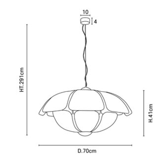 Coquillage D70 hanglamp Market Set