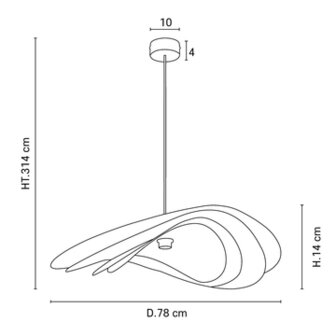 Selenitis D78 hanglamp Market Set