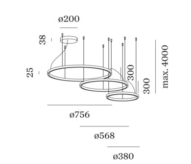 Kujo 3.2.1 hanglamp Wever &amp; Ducre 