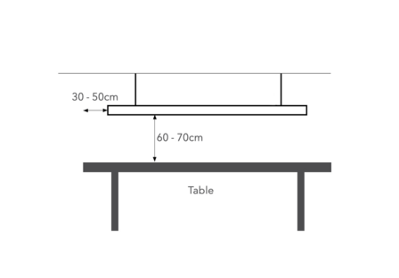 I Model Cordless 250 cm hanglamp Anour