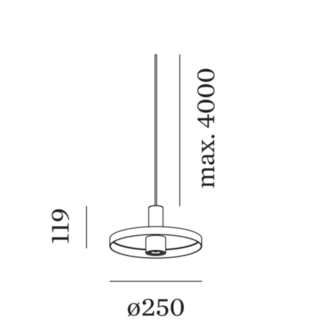 Odrey 1.2 gu10 hanglamp Wever &amp; Ducre 