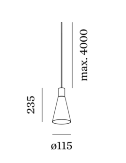 Odrey 1.5 gu10 hanglamp Wever &amp; Ducre 