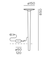 Lix spike connect outdoor vloerlamp IP44.de