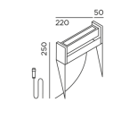 Slat spike connect outdoor vloerlamp IP44.de