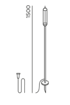 Reed solar set outdoor vloerlamp IP44.de