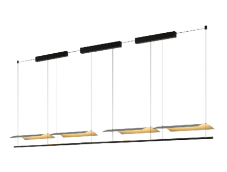 Sistema L&aacute;mina 45 4 modules hanglamp Santa &amp; Cole 