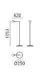 Ixa Reading Floor  vloerlamp Artemide 