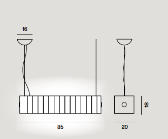 Pli hanglamp Foscarini