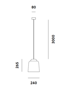 Teodora s1 metaal hanglamp Prandina - sale 