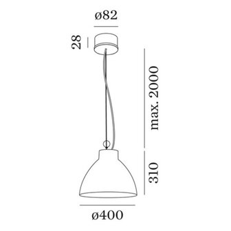 Bishop 4.0 hanglamp Wever &amp; Ducre 