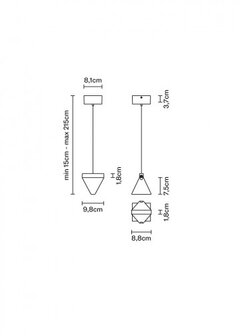 Tripla hanglamp Fabbian