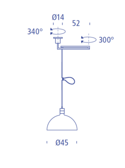 As41z hanglamp Nemo Lighting  