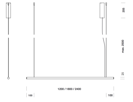 Boomer line 1200 dim hanglamp TossB 