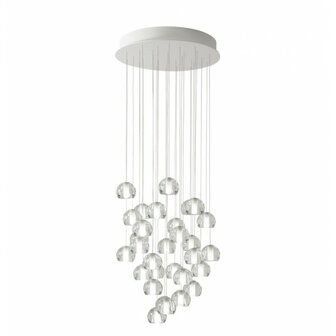 Multispot beluga F32 20 lichts hanglamp Fabbian 