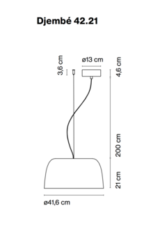 Djemb&eacute; 42.21 hanglamp Marset