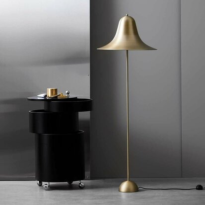 ochre floor lamp shade