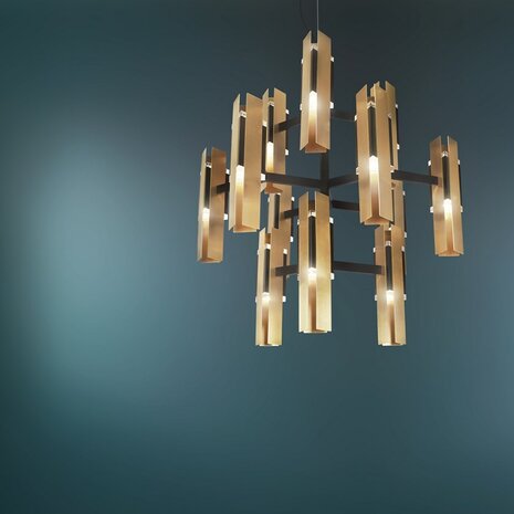 559.12 Excalibur Chandelier 12 hanglamp Tooy