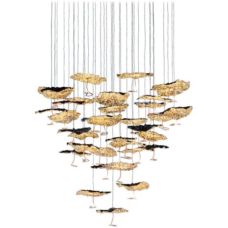 Gold Moon 20 led hanglamp Catellani&Smith