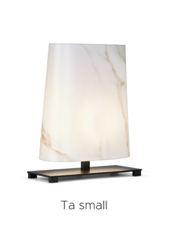 Ovale ta small tafellamp Contardi