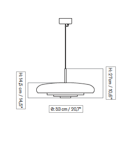 Resonant pendant hanglamp Audo